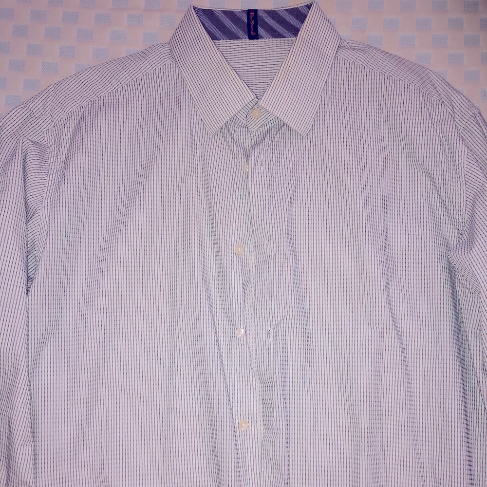 Ben Sherman white and black button up